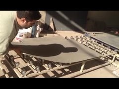 CE Belgeli Test Edilmiş Yanmaz Geniş Format Mgo Kurulu Üretim Hattı Yapma Makinesi