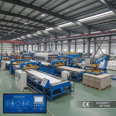 2000m² Fiber Çimento Levha Üretim Hattı, Standart CE ve 1 Yıl Garanti ile Tutarlı Levha İçin Optimize Edilmiştir