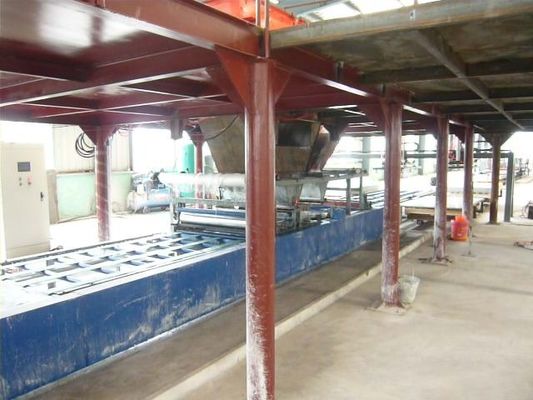 PLC Kontrollü Kiremit Yapma Makinesi, Renkli Sırlı Profil Çatı Levhası Üretim Makinesi