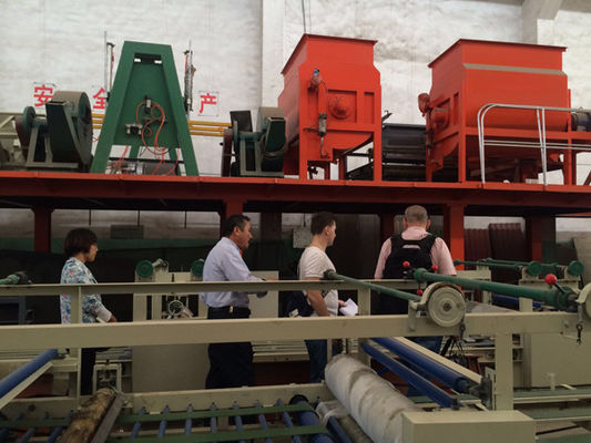 Yangına Dayanıklı Mgo Kompozit Kapı Üretim Makineleri Fiber Çimento Kapı Şekillendirme Hattı