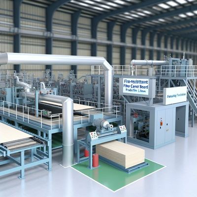 5-20 Milyon M2/yıl, özelleştirilebilir seçeneklerle yangına dayanıklı lif çimento kartı üretim hattı Karton kalınlığı 3-25mm