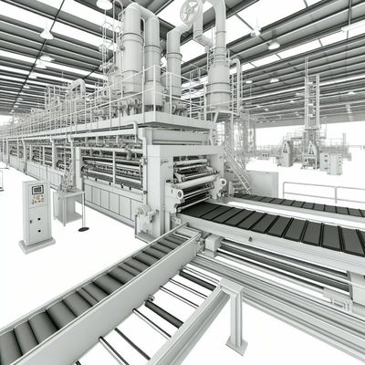 Dış 2400mm Fiber Cement Board Üretim Hatı %10 Su Emimi ≤