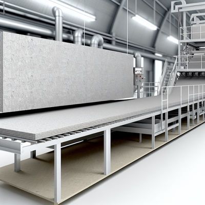 1.2-1.6g/cm3 Yoğunluklu Fiber Çimento Levha Üretim Hattı Endüstriyel Kullanım İçin Düşük Su Emme