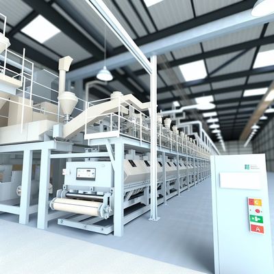 1.2-1.6g/cm3 Yoğunluklu Fiber Çimento Levha Üretim Hattı Endüstriyel Kullanım İçin Düşük Su Emme