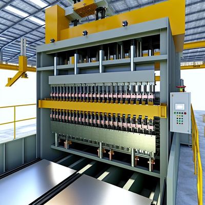 Hızlı İnşaat Duvar Paneli Üretim Makinesi 380V 0.3-0.8mm Malzeme Kalınlığı İle