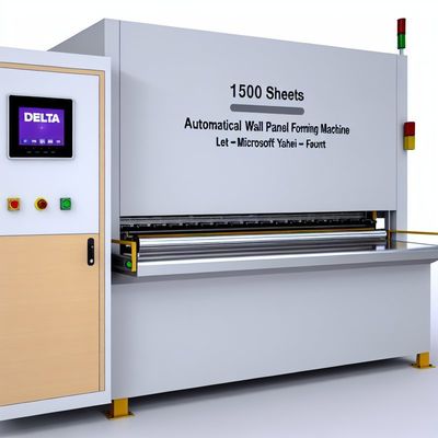 1500 Yaprak Malzeme Kalınlığı 0.3-0.8mm Mobilya Üretimi için Otomatik Mobilya Yapım Makinesi