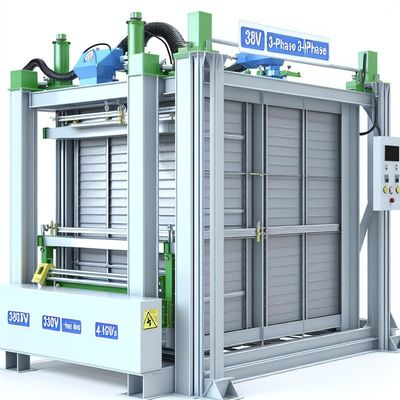 Duvar panelleri oluşturma makinesi 380V 4 saatlik yangın geçirmez panellerle 3 fazlı