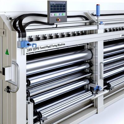 380V Duvar Paneli Şekillendirme Makinesi, Otomatik EPS Köpürtme ve Cr12 Rulolar