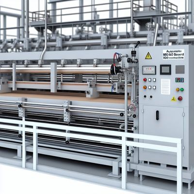 Yılda 2-20 Milyon M2 Otomatik MgO Levha Makinesi, A1 Yangın Direnci için