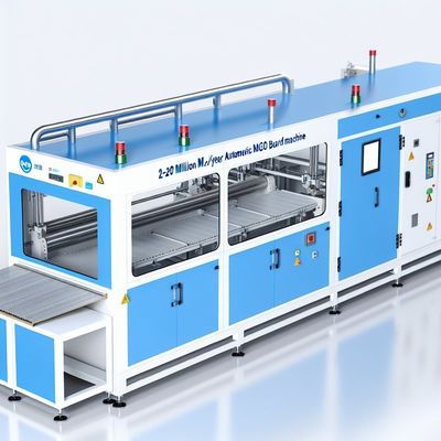 Yılda 2-20 Milyon M2 Otomatik MgO Levha Makinesi, A1 Yangın Direnci için