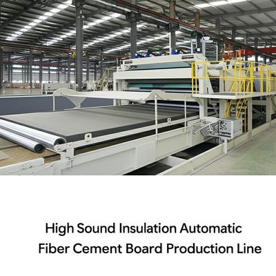 Malzeme ve Verimlilik için Yüksek Ses Yalıtımlı Otomatik Fiber Çimento Levha Üretim Hattı