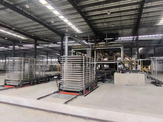 Voltaj 380v Otomatik Mobilya XPS yalıtım Tile Backer Board Üretim hattı