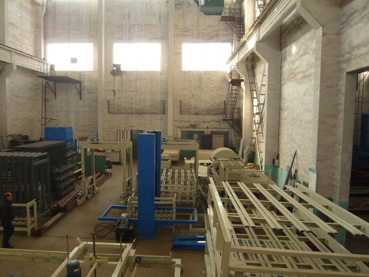 Günde 1200 Levha 8 Saat Kapasiteli Otomatik Yangına Dayanıklı MgO Levha Üretim Hattı Makinesi