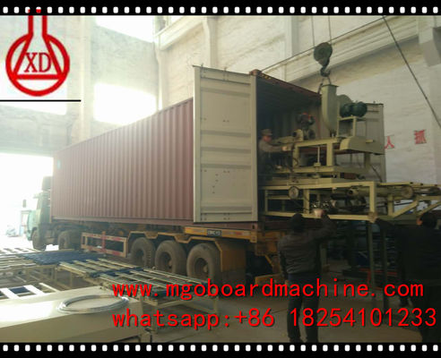 Daha Büyük Kapasite Mgo Tahta Makinesi Çimento Çatı Kalıplama Tahta Üretimi
