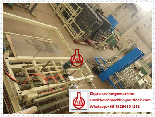 Yapı Binası Bölme Duvarları için 75mm Kalınlığında Duvar Paneli Fiber Çimento Levhası Üretim Hattı