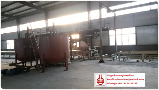 Yüksek Yoğunluklı MgO Karton Üretim Lini, Çift Roller Ekstrüde Teknolojisiyle