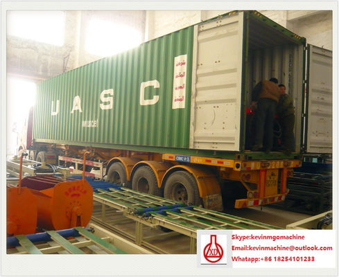 Hidrolik Sistemi GRC Tahta Çatı Paneli Rulo Formasyon Makinesi Yüksek Sabit Performans