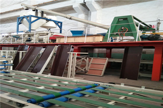Otomatik Mgo Magnezyum Oksit Yangına Karşı Drywall Board Yapma Makinesi Üretim hattı