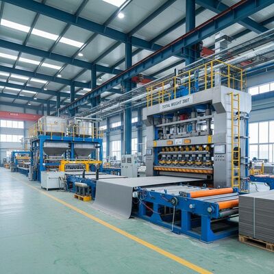 Tam Otomatik Fiber Çimento Levha Üretim Hattı, Tutarlı Levha ve Kalınlık İçin Toplam 200 Ton Ağırlık