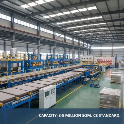 Kapasite 3-5 Milyon Metrekare Özel Fiber Çimento Panel Üretim Hattı CE Standardı Tutarlı ve Panel Üretimini Sağlar