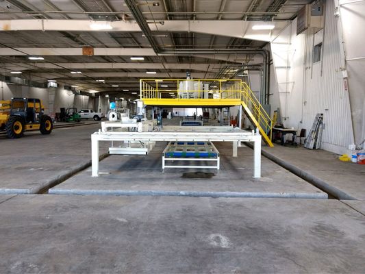 Otomatik Sandviç Panel Makinesi Çimento Tozu Dolgu Malzemeleri ve Talk Pudrası Üretimi