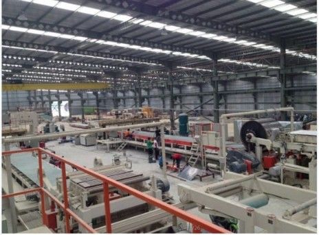 Yangına Dayanıklı Yapı Malzemesi Üretim Makinesi Poliüretan Sandviç Panel İmalatı