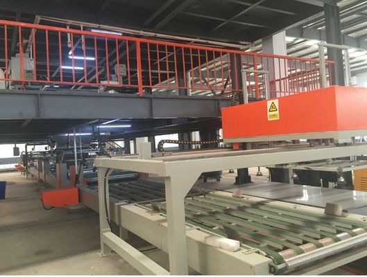 Magnezyum Oksit Tavan Panosu ve Sandviç Duvar Paneli Üretim Makinesi 1 Yıl Garanti